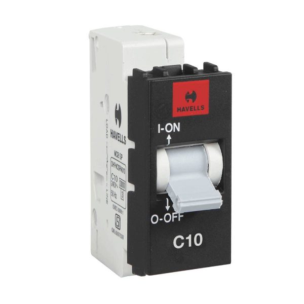10 A SP Mini MCB C Series 3 kA Havells DHFNCSPA01000EB dhfncspa01000eb