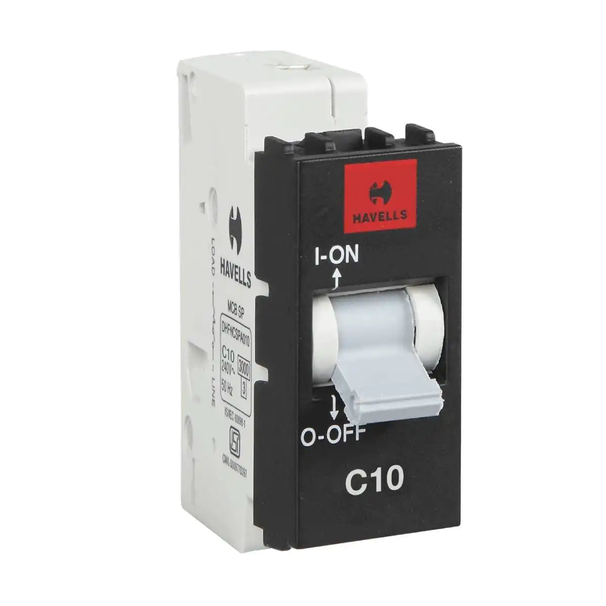 10 A SP Mini MCB C Series 3 kA Havells DHFNCSPA01000EB dhfncspa01000eb