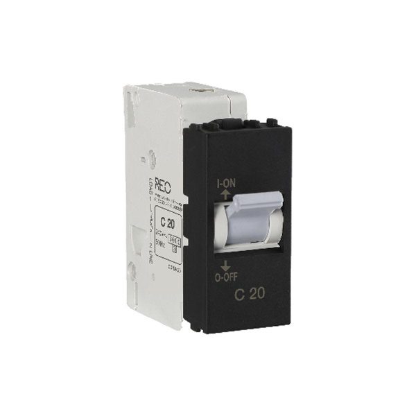20 A Mini MCB Soot Black Havells DHGNCSPA02000MR dhgncspa02000mr