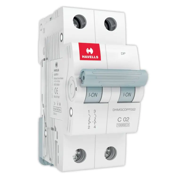 MCB DP C Curve 40 A Havells DHMGCDPF040 dhmgcdpf002