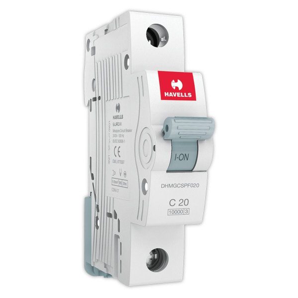 MCB SP C Curve 20 A Havells DHMGCSPF020 dhmgcspf020