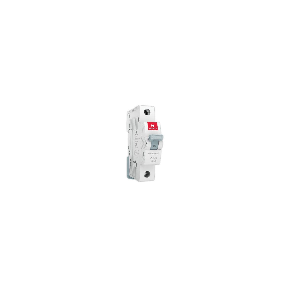 DHMGCSPF0x5.jpg MCB SP C Curve 0.5 A Havells DHMGCSPF0x5 dhmgcspf0x5