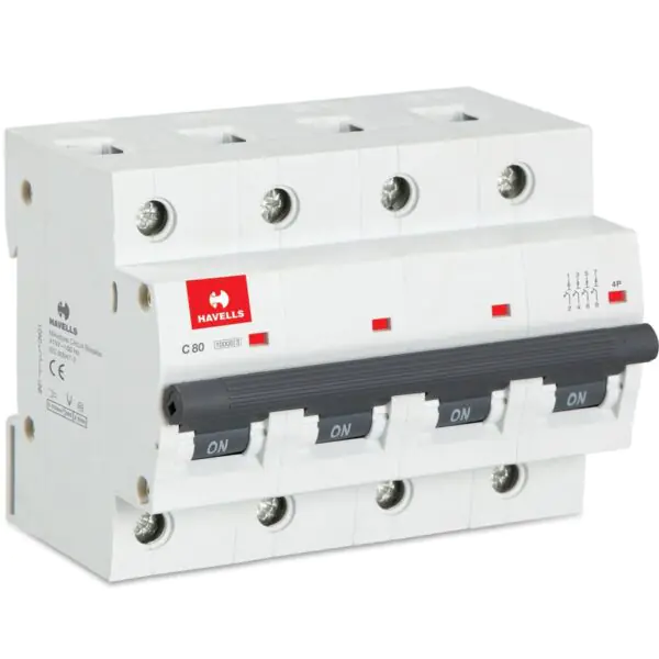 Higher Rating MCB FP 80 A Havells DHMJCFPF080 dhmjcfpf080