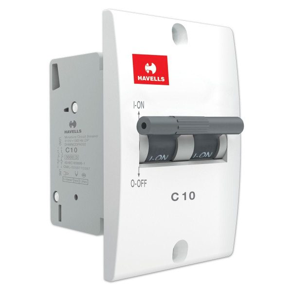 Mini MCB DP 10 A Havells DHMNCDPA010 dhmncdpa010