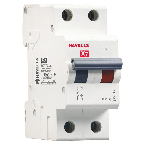 X7 MCB SPN 32 A Havells DHMYCSNM032 dhmycsnm006
