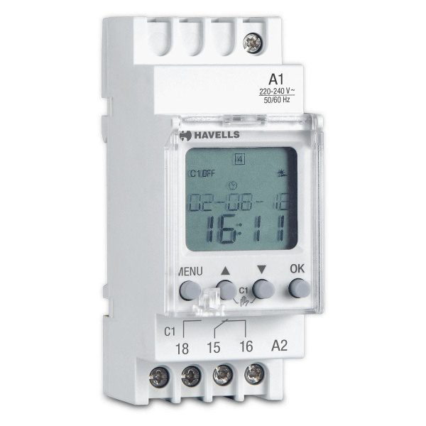 Digital Weekly Time Switch Havells DHTJW01016 dhtjw01016