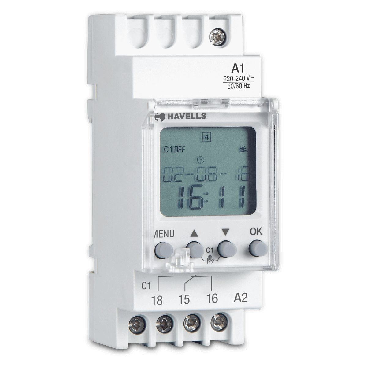 DHTJW01016.jpg Digital Weekly Time Switch Havells DHTJW01016 dhtjw01016
