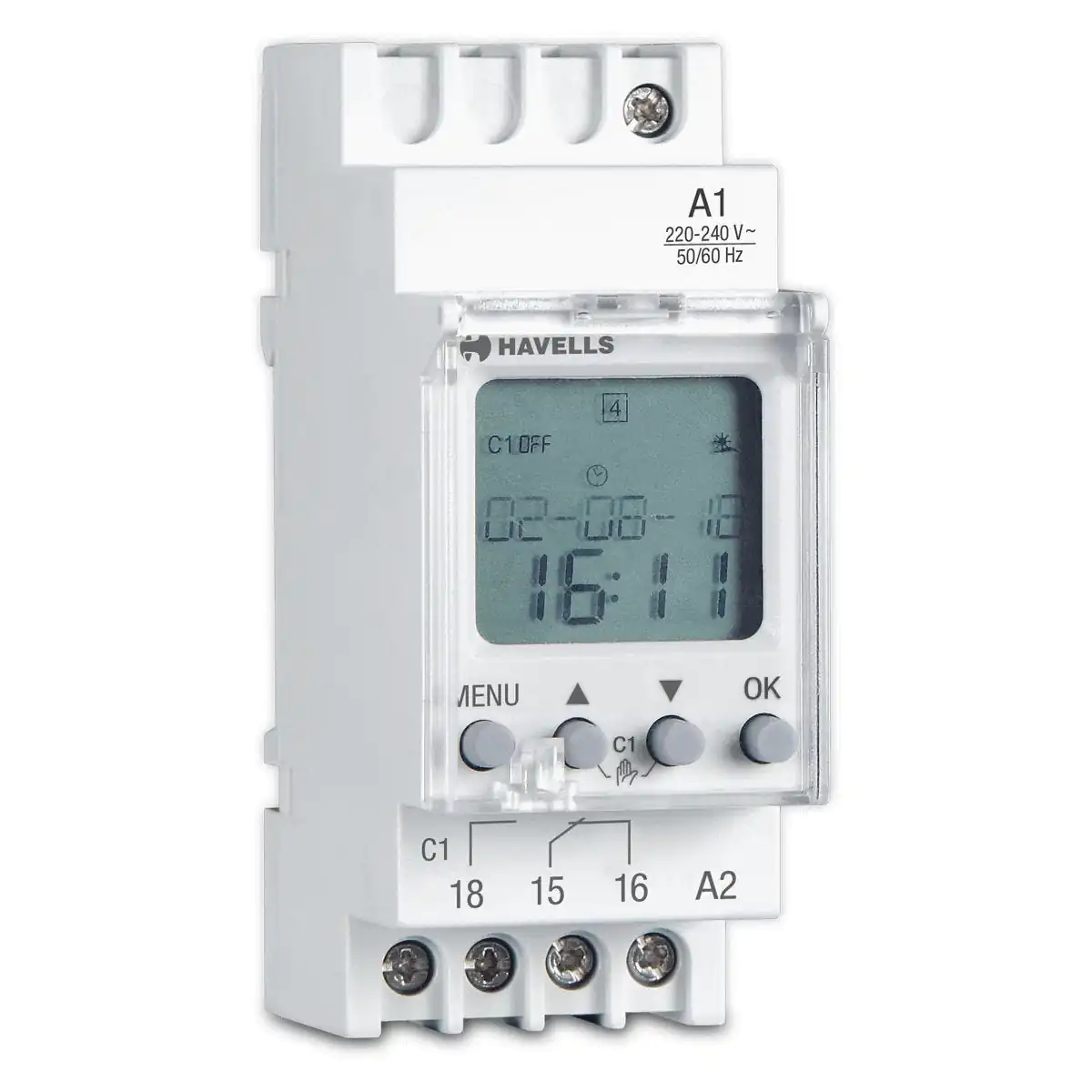 DHTJW01016.jpg Digital Weekly Time Switch Havells DHTJW01016 dhtjw01016