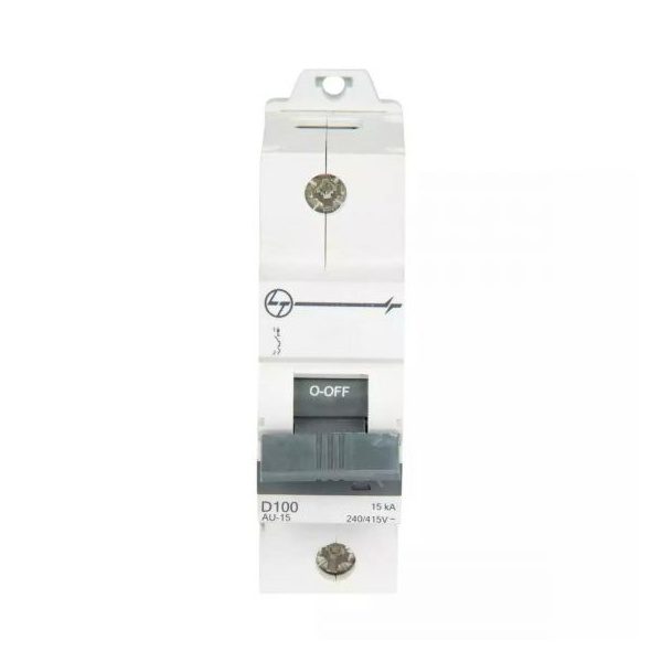 AU HR MCB 80A SP 240V AC 15kA D Curve L T AU15S10803D au15s11003d au 15 mcb 15ka d100 1p front