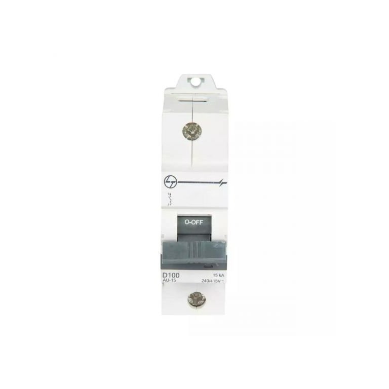 AU HR MCB 80A SP 240V AC 15kA D Curve L T AU15S10803D au15s11003d au 15 mcb 15ka d100 1p front