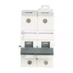 AU HR MCB 125A DP 240V AC 15kA C Curve L T AU15S21253C au15s21003c au 15 mcb 15ka c100 2p front