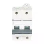 AU HR MCB 80A DP 240V AC 15kA D Curve L T AU15S20803D au15s21003d au 15 mcb 15ka d100 2p front