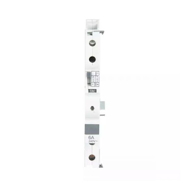 AU MCB RCD Accessory 240V AC 24V DC AUX TAC Contact 1NO 1NC L T AUATAC240 auatac240 au at selectable aux tac front