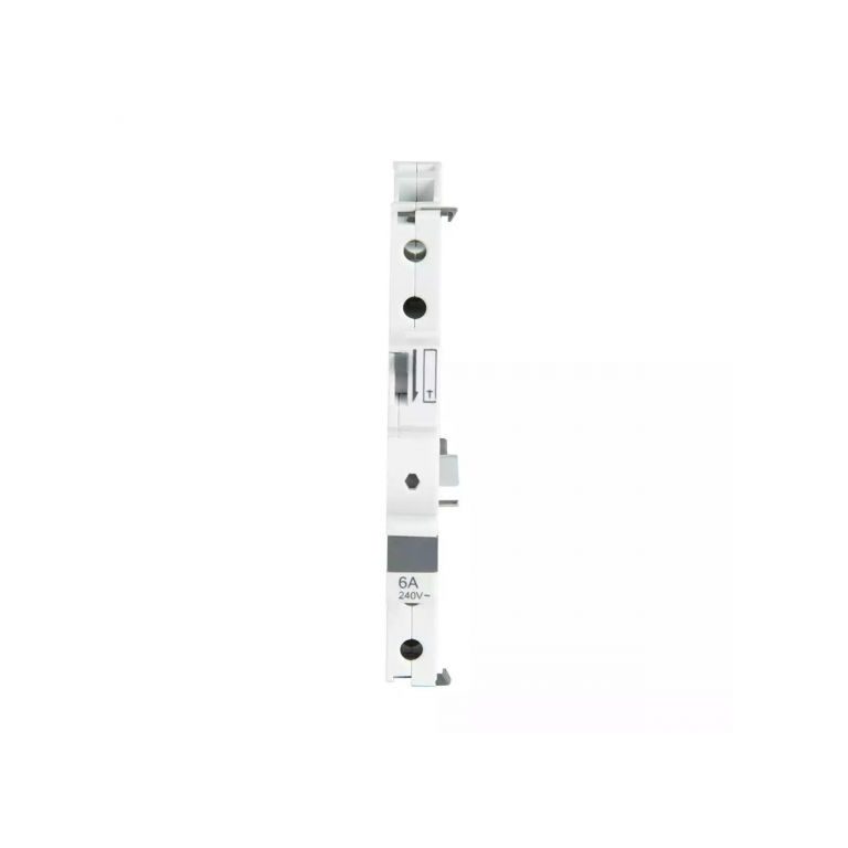 AU MCB RCD Accessory 240V AC 24V DC Auxiliary Contact 1NO 1NC L T AUAXAC240 auaxac240 au ax auxiliary contact front