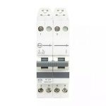 Modular Changeover 25A DP 240V AC L T AUC00202500 auc00204000 au c changeover switch2 pole40a front