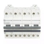 Modular Changeover 63A FP 415V AC L T AUC00406300 auc00406300 au c changeover switch4 pole63a front