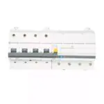 AU RCBO 100A FP 415V Adi 10kA 300mA C Curve L T AUF3D410030 auf3d4100034p front
