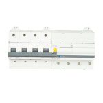 AU RCBO 80A FP 415V AC 10kA 30mA C Curve L T AUF3C408003 auf3d410003 4p c 100a 30ma type adi rcbo front