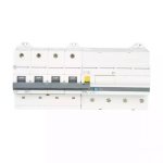 AU RCBO 80A FP 415V AC 10kA 100mA C Curve L T AUF3C408010 auf3d410003 front