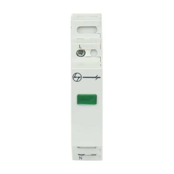 auil01gre00_1_mod_led_indicator_green_front.jpg AU Indicating Lights 240V AC Green L T AUIL01GRE00 auil01gre00 1 mod led indicator green front
