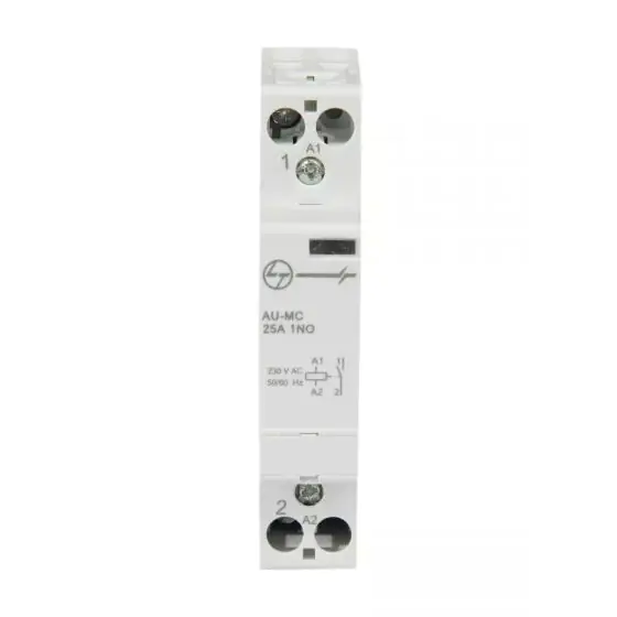 AU Modular Contactor 25A 1NO L T AUMC1002501 aumc1002501 modular contactor 25a 1no front