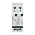 AU SPD Iimp 12.5kA Imax 50kA 1P N 240V Type 1 2 L T AUSP121PN50 ausp121pn50 spd ac type 12 1pn 2 mod. 12.5ka 50ka front