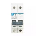 Tripper MCB 32A DP 240V AC 6kA C Curve L T BA20320C ba20320c dp 32accurve mcb front