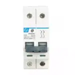 Tripper MCB 32A DP 240V AC 6kA C Curve L T BA20320C ba20320c dp 32accurve mcb front