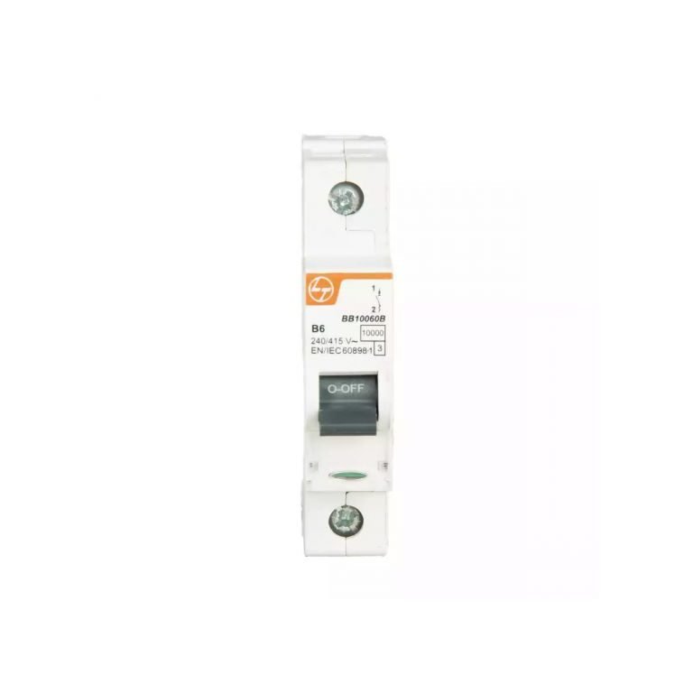 EXORA MCB 20A SP 240V AC 10kA B Curve L T BB10200B bb10060b mcb sp 6a b curve 10ka front