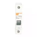 EXORA MCB 40A SP 130V DC 6kA C Curve L T bb1010dc mcb sp 10a 130v dc 6ka front