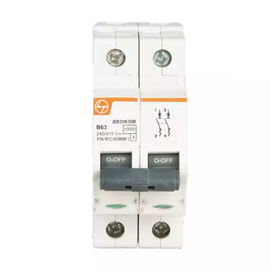 bb20630b_mcb_dp_63a_b-curve_10ka_front.jpg EXORA MCB 10A DP 240V AC 10kA C Curve L T BB20100C bb20630b mcb dp 63a b curve 10ka front