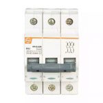 EXORA MCB 63A TP 415V AC 10kA B Curve L T BB30630B bb30320b mcb tp 32a b curve 10ka front