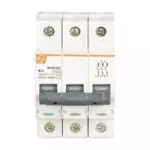EXORA MCB 63A TP 415V AC 10kA B Curve L T BB30630B bb30320b mcb tp 32a b curve 10ka front