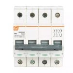EXORA MCB 6A FP 415V AC 10kA D Curve L T BB40060D bb40630d mcb fp 63a d curve 10ka front