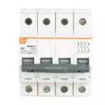EXORA MCB 6A FP 415V AC 10kA D Curve L T BB40060D bb40630d mcb fp 63a d curve 10ka front