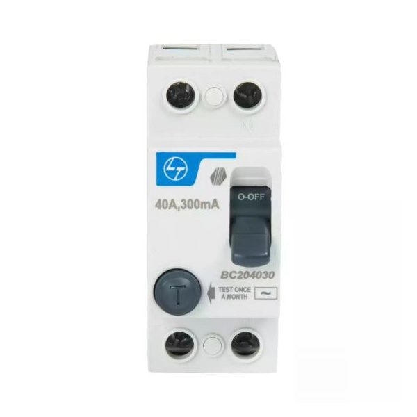 Tripper RCCB 25A DP 240V AC 300mA L T BC202530 bc204030 2pole 40a 300ma rccb front