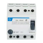 Tripper RCCB 25A FP 415V AC 100mA L T BC402510 bc406310 4pole 63a 100ma rccb front