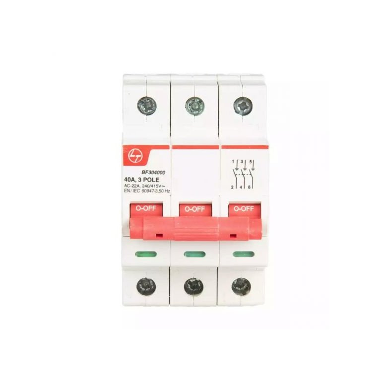 EXORA Isolator 80A TP 415V AC L T BF308000 bf304000 isolator 3p 40a switch disconnector front