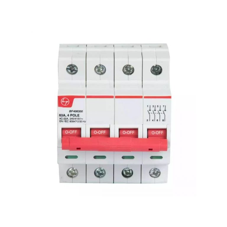 EXORA Isolator 40A FP 415V AC L T BF404000 bf406300 isolator 4p 63a switch disconnector front