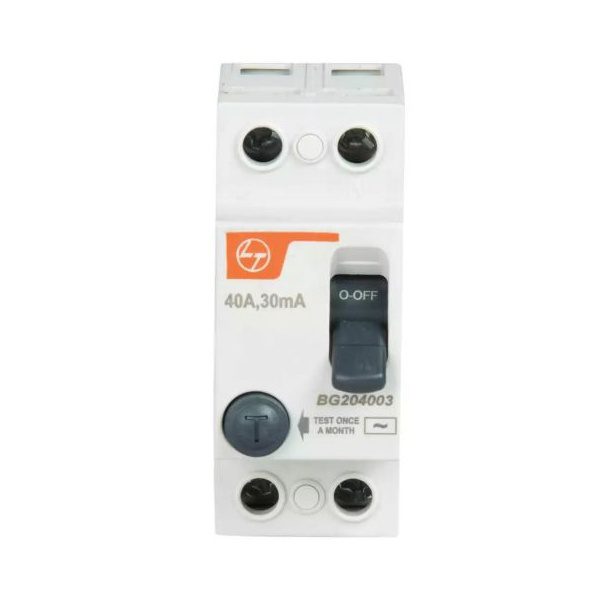EXORA RCCB 25A DP 240V AC 30mA L T BG202503 bg204003 rccb 40a2p0.03a finished front