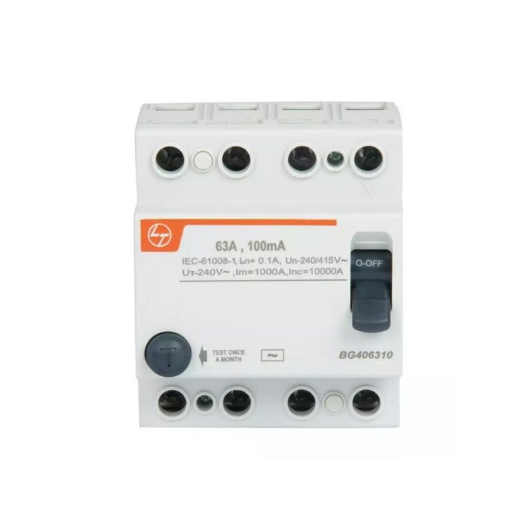 EXORA RCCB 100A FP 415V AC 100mA L T BG410010 bg406310 rccb 63a4p0.1a finished front