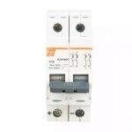 EXORA MCB 32A DP 500V DC 10kA C Curve L T bj2016dc mcb dp 16a 500v dc 10ka front