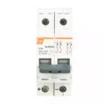 EXORA MCB 32A DP 500V DC 10kA C Curve L T bj2016dc mcb dp 16a 500v dc 10ka front