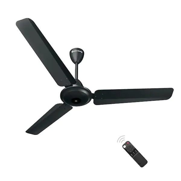 Atomberg Ameza 1200 mm BLDC Ceiling Fan with Remote Control Gloss Black black 1 1 1