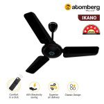 Atomberg Ikano 900 mm BLDC Ceiling Fan with Remote Control LED Indicators Gloss Black black2 1 3 1