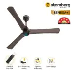 Atomberg Renesa 1200 mm BLDC Ceiling Fan with Remote Control LED Indicators Earth Brown brown2 1 3