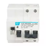 Tripper RCBO EL MCB 16A DP 240V AC 6kA 30mA C Curve L T CB90001OOBO cb90001oobo 16a 2p elcbmcb 30ma front