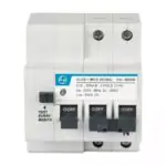 Tripper RCBO EL MCB 25A DP 240V AC 6kA 300mA C Curve L T CB90005OODO cb90005oobo 16a 2pelcbmcb 300ma front