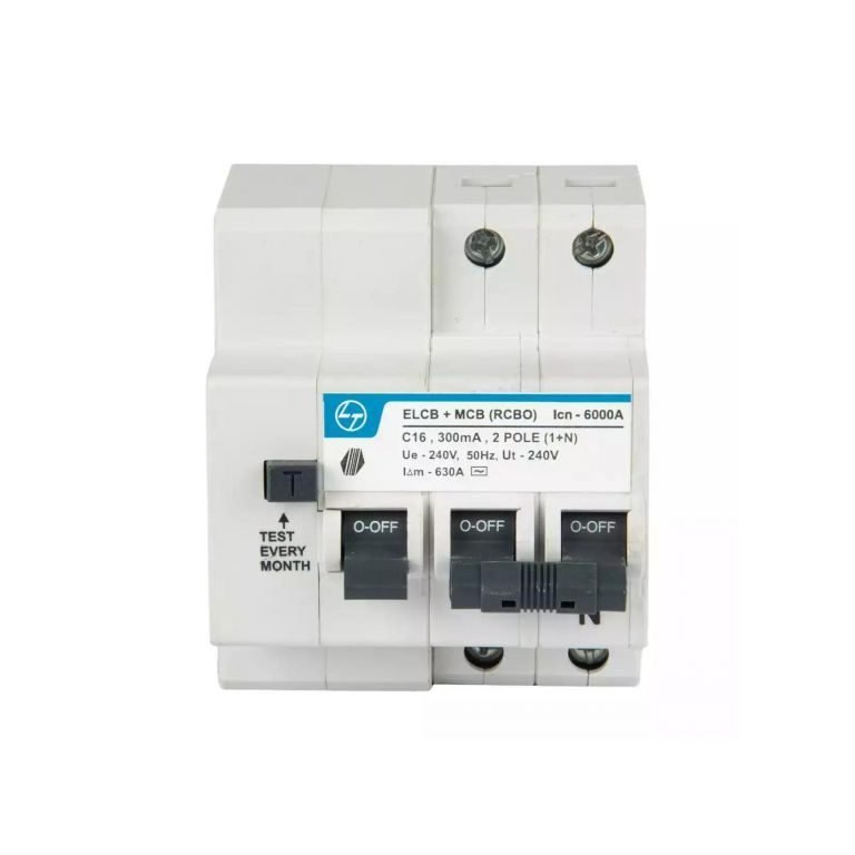 Tripper RCBO EL MCB 25A DP 240V AC 6kA 300mA C Curve L T CB90005OODO cb90005oobo 16a 2pelcbmcb 300ma front