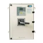 C-Line Enclosed Automatic Transfer Switch Fr3 315A 4P 415V AC L T CK90165BSOO ck90165bsoo enclosed atsframe 3315a front